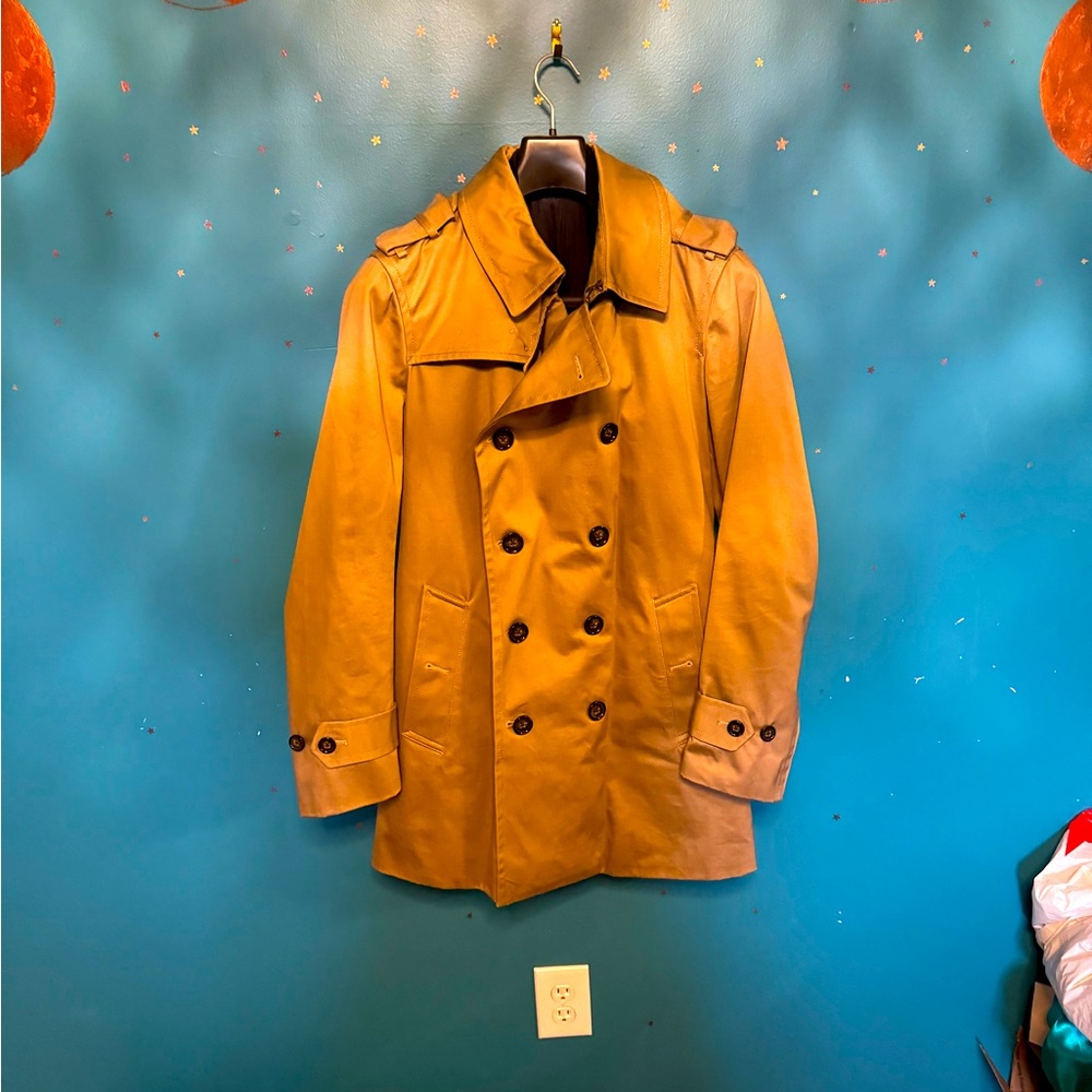 Banana Republic Belted Double Breasted Raincoat